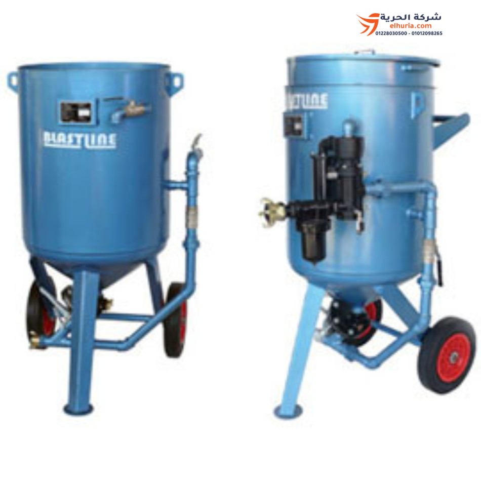 Sandblasting machine with a capacity of 100 liters, Indian BLASTLINE